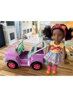 American Girl Wellie Wisher Garden Adventure Jeep